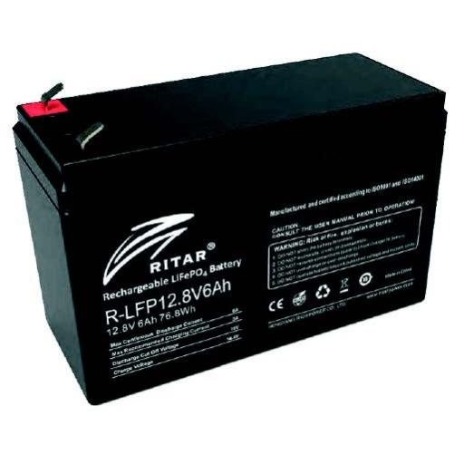 Ritar 12.8V 6Ah Lithium Battery